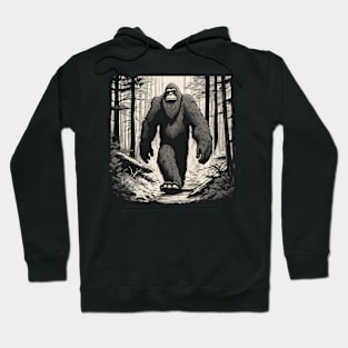 Legends Unveiled: Bigfoot's Stroll Hoodie